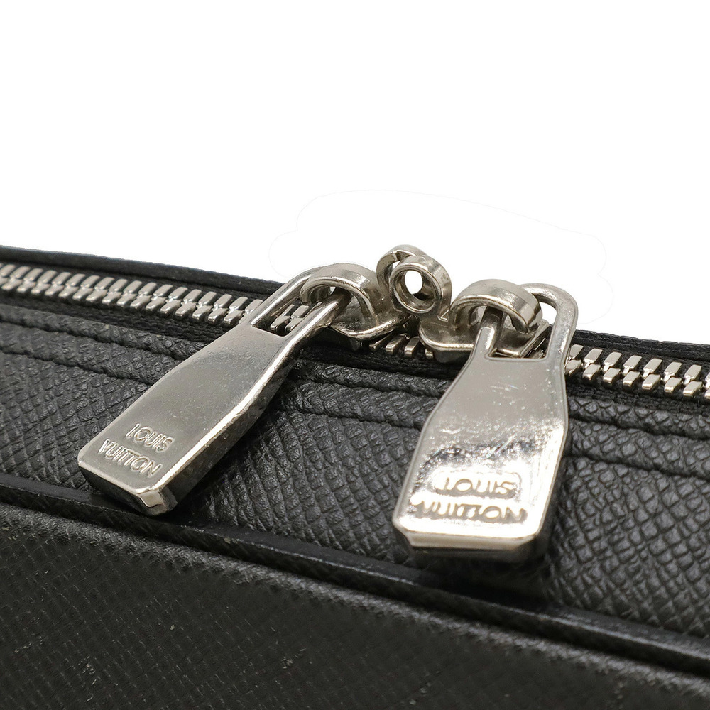 LOUIS VUITTON Taiga PDB Business Bag Briefcase Ardoise Black Shoulder Strap - Picture 4 of 9